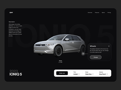 Product Page app auto car clean design graphic design interface minimal modern product detail product page ui ux web design website
