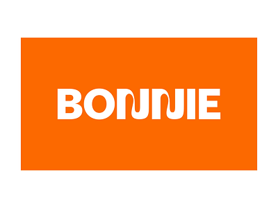 BONNIE - Logo reveal animation branding color design fun graphic design identity illustration logo typography