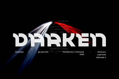 Darken - Futuristic Font space font