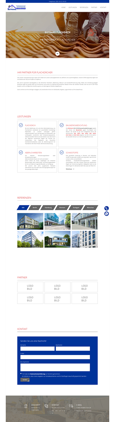 A onepager website for a construction company using Webflow desktopui websitedesign webflow webflowdesign website