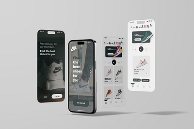 Shoes Mobile App app branding design graphic design illustration logo typography ui ux vector