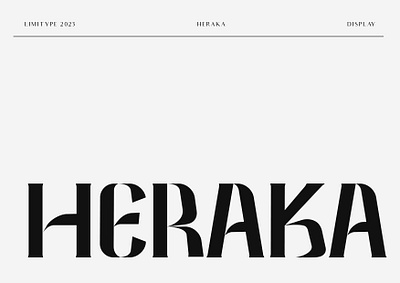 Heraka - Modern Font fashionable