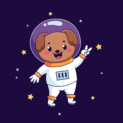 Cartoon Animal Astronaut animal astronaut cartoon cat character chicken colorful cute dog graphic design illustration lion logo monkey pig rabbit space