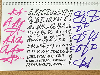 Alphabet calligraphy alphabet art artist brush calligraphie calligraphy cartoon hand drawn illustration lettering pen sakura