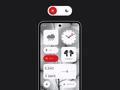 Dark and Light mode - Switch Interaction Concept dark dark mode interaction light light mode micro switch ui design