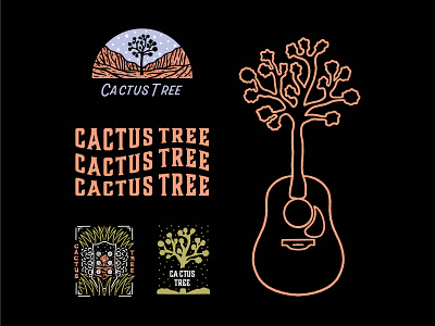 Cactus Tree Merch band cactus tree design illustration merch merch design merchandise music