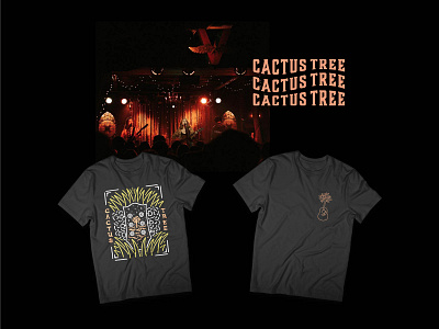 Cactus Tree Merch band cactus tree design illustration merch merch design merchandise music