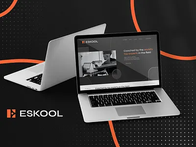 ESKOOL Website Design animation branding business website design elementor pro graphic design illustration ui