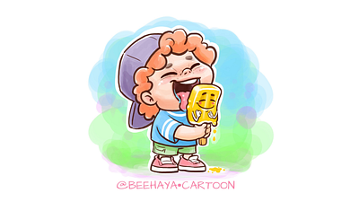 Happy Creamsicle Day! beehaya caricature character design creamsiclecartoon creamsicleday creamsicledrawing creamsicleillustration cuteboycartoon cutecartoon fiverr happyboycartoon illustration nationalday nft nftcartoon