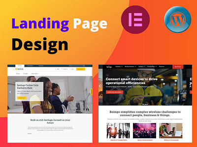 You will get a WordPress landing page using Elementor Pro blogwebsite businesswebsite ecommerce elementorlanding landingpage responsivewebsite salespages squeezepage woocommerce wordpress wordpresslanding wordpresswebsite