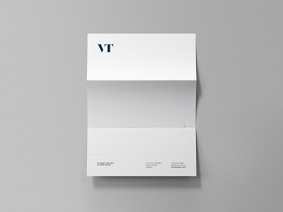 Brand identity: VT brand identity branding design graphic design logo minimal stationery typography