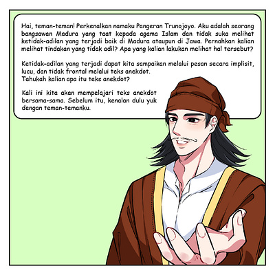 Comic Strip - Pangeran Trunojoyo comic illustration manga