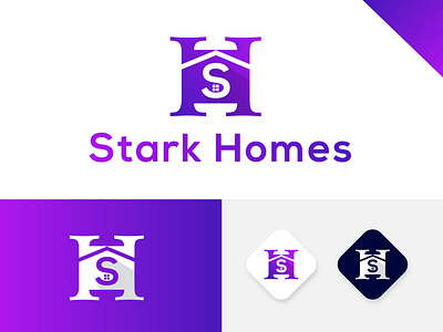 Stark Homes app logo design business logo creative logo custom logo icon logo website logo