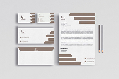 Branding kit branding businesscard coverletter