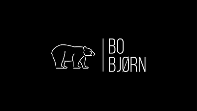 BO Bjorn Logo branding design graphic design illustration logo typography vector