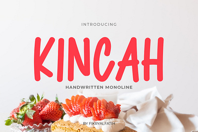 Kincah - Handwritten Monoline festive