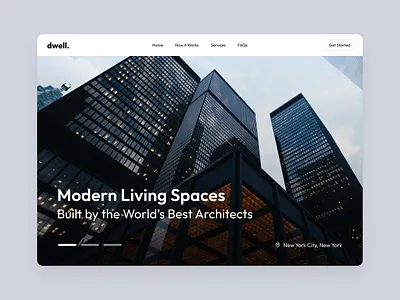 Landing Page adobe xd architecture branding building clean ui design figma graphic design hero image landing page luxury modern modern landing page property real estate responsive travel ui ux website