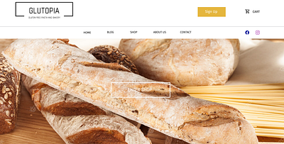 Custom bakery website UI/UX branding figma logo ui uiux use interface website interface