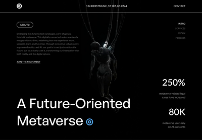 Metaverse landing blockchain figma landing metaverse opensea ui ux web3