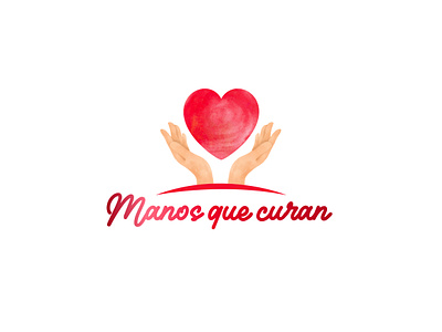 Manos Que Curan ancient techniques emotional balance emotional support gentle care hand care logo healing arts healing arts self care holistic healing logo logo design logo designer love and hand logo love logo mind body connection natural remedies red love restorative touch self care serene design traditional wisdom
