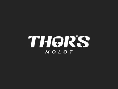 Thor's Molot Logo brand branding graphic design lightning logo logo design logotype mark mjöllnir negative space symbol thor vector