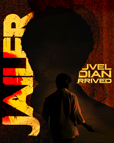 Jailer Movie Poster Design design graphic design illustration jailer movie poster