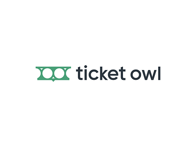 ticket owl brand branding design graphic design illustration logo modern owl simple sports ticket ticketservice vector