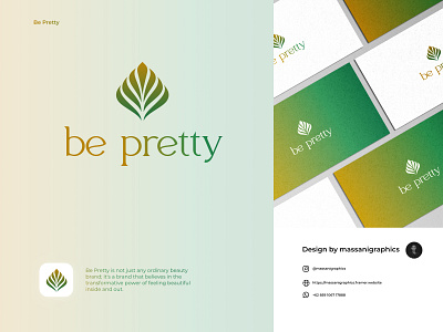 Be Pretty Skincare Logo Branding and Guideline branding logo skincare