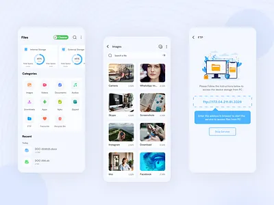 File Manager UI ui