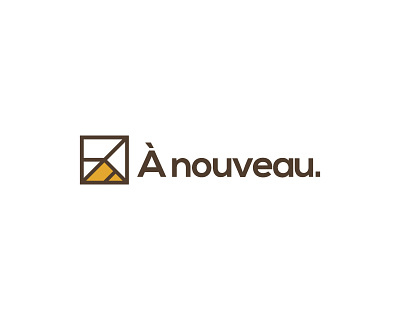 Ȧ nouveau modern furniture logo design for a client. design graphic design illustration logo vector