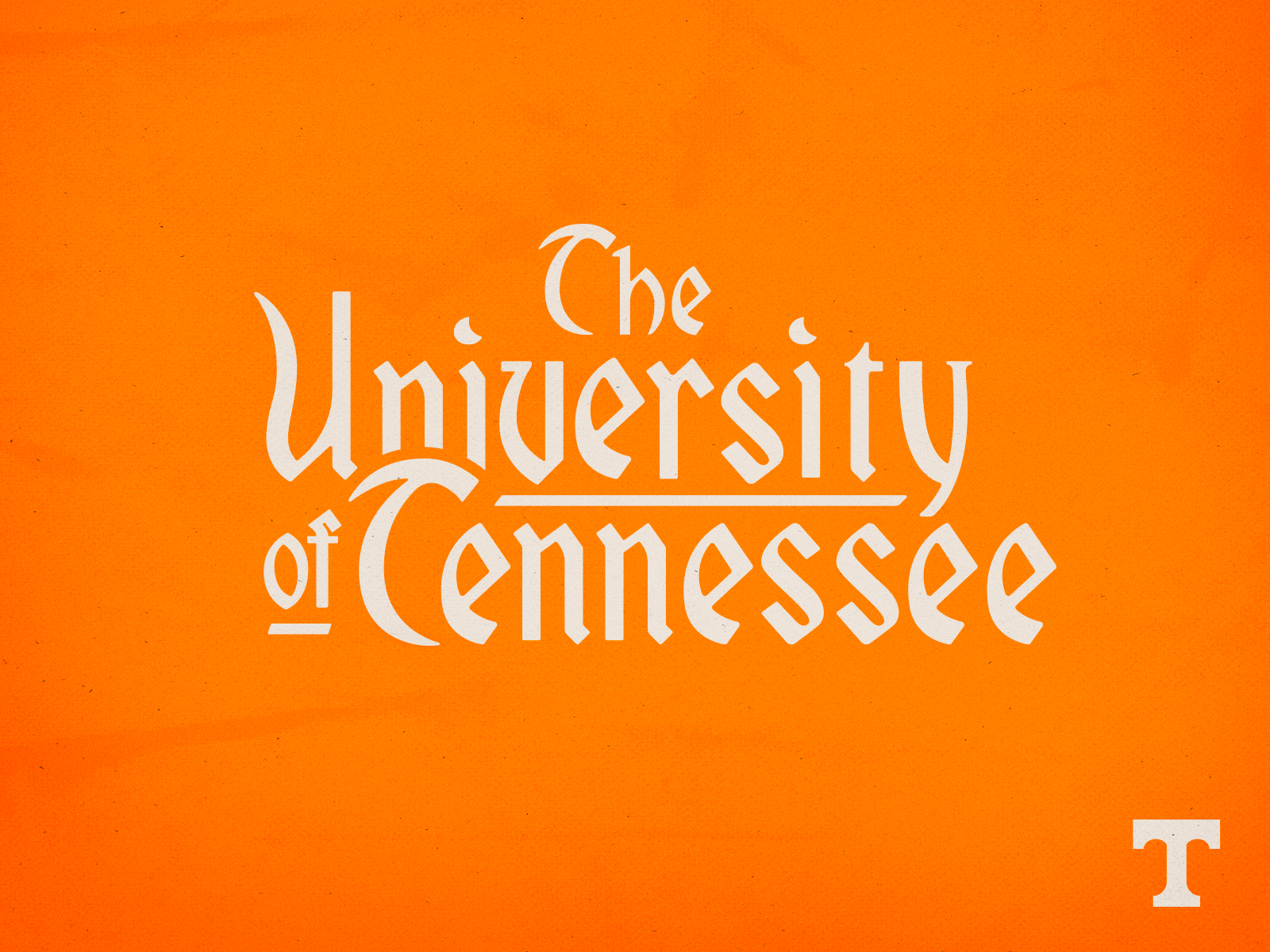 Old School Type hand lettering knoxville lettering tennessee tn type typography university of tennessee