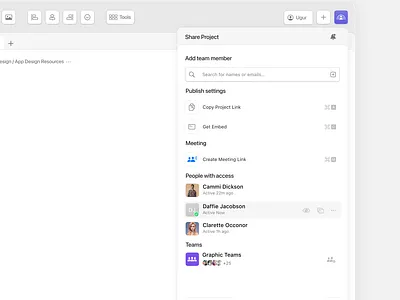 Share Project app design typography ui ux