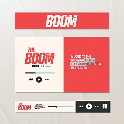 The Boom - Logo Identity graphic design ill illustrator logo podcast