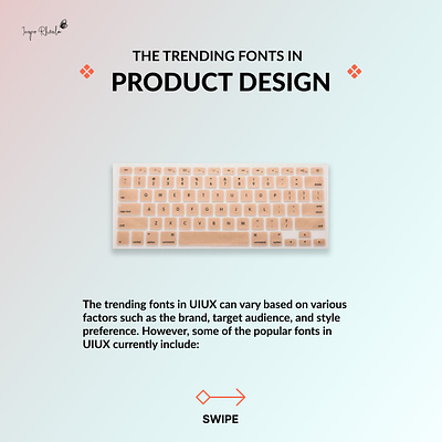 RESEARCH (TRENDING FONTS IN PRODUCT DESIGN) graphic design info grapghic product design typographic design ui ux design