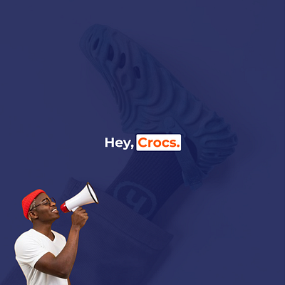 Hey, Crocs branding graphic design logo ui