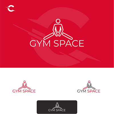 Gym Space branding graphic design logo