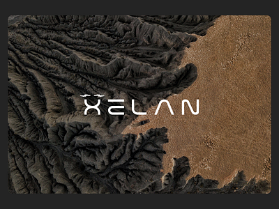 XELAN - Drone Logo Design branding creative drone flight futuristic icon logo modern plane vector