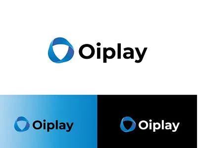 Oiplay Logo project | Letter O and shield Logo concept logo logo design oiplsy shield and o concpet logo
