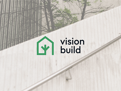 Vision Build branding design graphic design logo