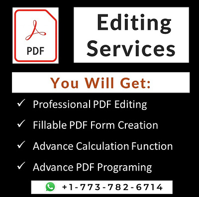 PDF Editing Service pdf pdf editing pdf form