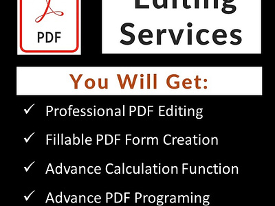 PDF Editing Service pdf pdf editing pdf form