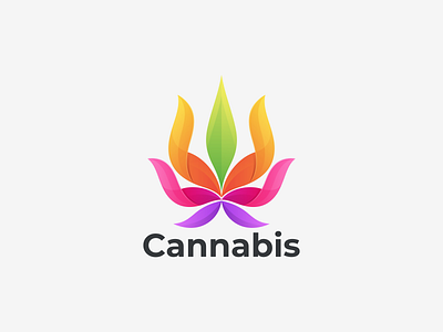 Cannabis branding cannabis coloring cannabis icon cannabis logo design graphic design icon logo