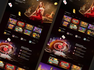 Casino web page design | UI/UX casino casino design casino ui casino web design casino web page casino wesite gambling web design gambling web page game design game ui game web design game web page game website