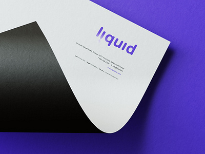 Liquid branding design graphic design identity logo packaging design printers signage typography vector visual language