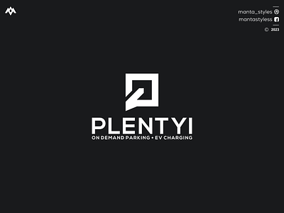 PLENTYL branding design icon letter logo minimal p brand p company logo p icon p logo