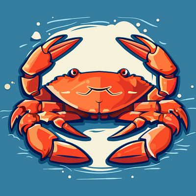 Crab design graphic design illustration vector