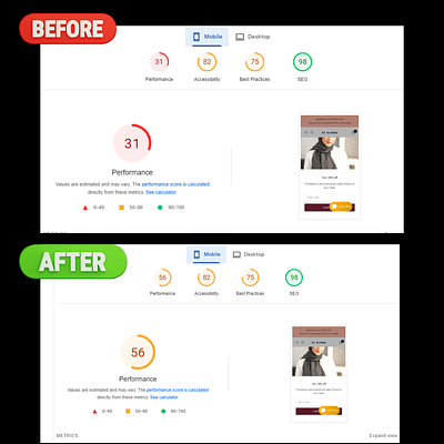Optimize Shopify Store Speed on Google Page Speed Insights 404 error 500 error design google search console illustration increase core web vitals link indexing page speed insights