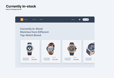 Currently In-Stock (Daily UI Challenge Day 96) daily ui daily ui dailyui design ui uiux ux