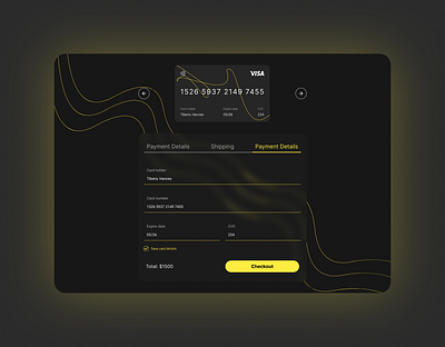 Credit card checkout - Daily UI 02 animation dailyui design digital graphic design ui ux