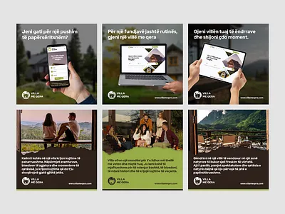 Social Media Posts: VillaMeQera.com social media villa me qera